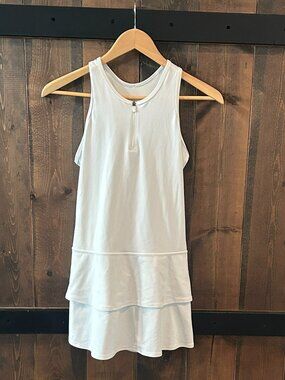 Athleta Girl White Tennis Dress Size L/12